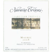 NAVARRO CORREAS MALBEC