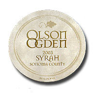 Olson Ogden Sonoma Syrah