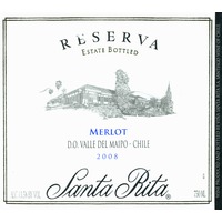 Santa Rita Res Merlot 750ML