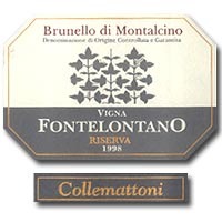 1998 Collemattoni Brunello Di Montalcino Riserva Fontelontano 750ML