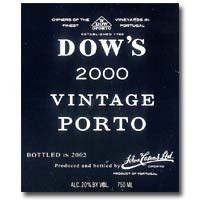 2000 Dow's Port 375ML