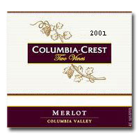 Columbia Crest Two Vines Merlot 750ML 19360