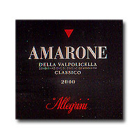 2000 Allegrini Amarone 750ML