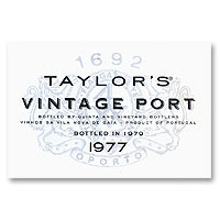 1977 Taylor Fladgate Vintage Port 750ML