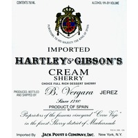 HARTLEY & GIBSON CREAM SHERRY