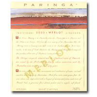 2003 Paringa Merlot 750ML