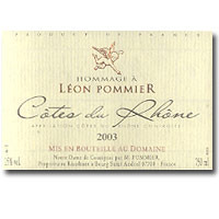 2003 Notre Dame De Cousignac Cotes Du Rhone Hommage Leon Pommier 750ML