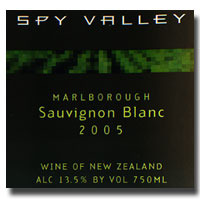 2005 Spy Valley Sauvignon Blanc 750ML