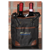 Black Wl 4 Bottle Tote EACH