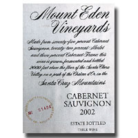 2002 Mount Eden Estate Cabernet Sauvignon 750ML