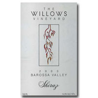 2003 The Willows Barossa Shiraz 750ML