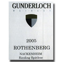 2005 Gunderloch Spatlese Nackenheimer Rothenberg Riesling 750ML