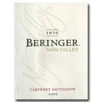 2002 Beringer Napa Cabernet Sauvignon 750ML