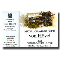 2005 Von Hovel Oberemmeler Hutte Kabinett Riesling 750ML