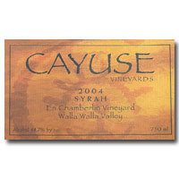 2004 Cayuse En Chamberlin Syrah 750ML