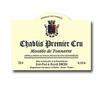 2005 Droin Chablis Montee De Tonnerre 750ML