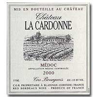 2000 Chateau La Cardonne 375ML