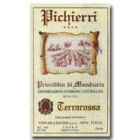 2004 Savese Picchieri Primitivo Terrarossa 750ML