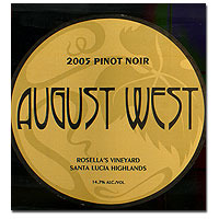 2005 August West Rosella's Pinot Noir 750ML