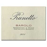 2001 Prunotto Barolo 750ML