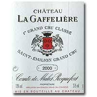 2000 Chateau La Gaffeliere 375ML