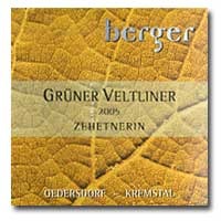 2005 Berger Gruner Veltliner Zehetnerin 750ML