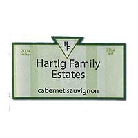 2004 Hartig Family Estate Napa Cabernet Sauvignon. 750ML
