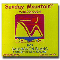 SUNDAY MOUNTAIN SAUVIGNON BLANC