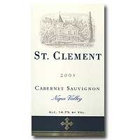 2003 St Clement Napa Cabernet Sauvignon 750ML
