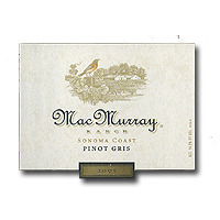 2005 Mac Murray Ranch Pinot Gris 750ML