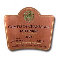 2000 Taittinger Comtes Rose 750ML