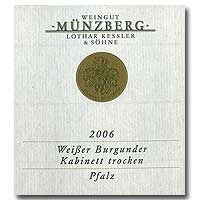 2006 Munzberg Weissburgunder Kabinett Trocken 750ML