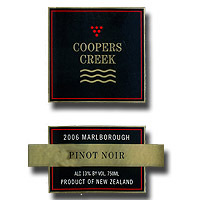 2006 Coopers Creek Pinot Noir 750ML