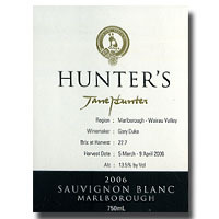 2006 Hunters Sauvignon Blanc 750ML