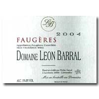 2004 Leon Barral Faugeres 750ML