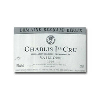 2006 Bernard Defaix Vaillons Chablis 750ML