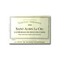 2005 Vincent Girardin Murgers Des Dents De Chien St Aubin 750ML