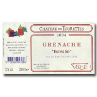 2004 Chat De Tourettes Grenache D'endes 750ML