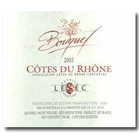 2005 Patrick Lesec Bouquet Cotes Du Rhone 750ML 37938