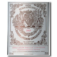 2001 Chat Pichon Baron 375ML 38333
