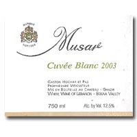 2003 Chat Musar Cuvee White 750ML