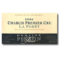 2006 Domaine Pinson Chablis Foret 750ML