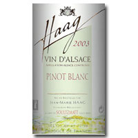 2003 Haag Pinot Blanc 750ML