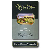 2006 Rosenblum Richard Sauret Zinfandel 750ML