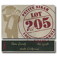 2005 Lot 205 Petite Sirah 750ML