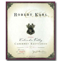 2004 Robert Karl Cabernet Sauvignon 750ML