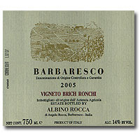 2005 Rocca Bric Ronchi Barbaresco 750ML