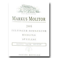 MARKUS MOLITOR ZELTINGER SONNENUHR SPATLESE RIESLING