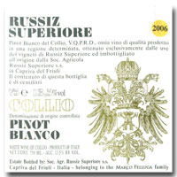 2006 Russiz Superiore Pinot Bianco 750ML