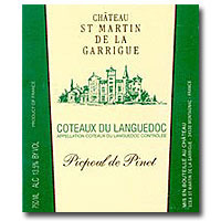 DOMAINE ST MARTIN GARRIGUE DE LA PICPOUL